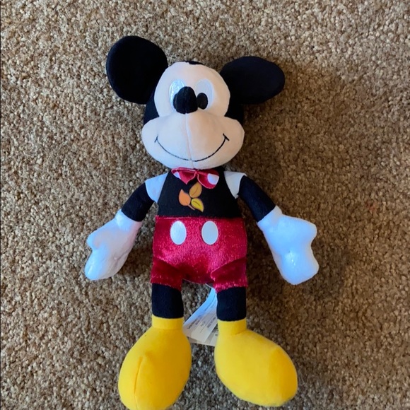 Disney Other - Fall/Leave Mickey Mouse Small Plush Cute and Soft